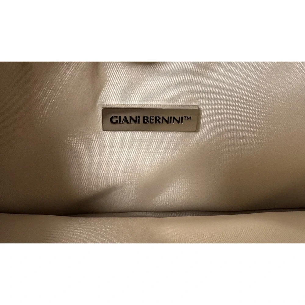 90's GIANI BERNINI‎ Genuine Leather Brown Shoulder Purse/Organizer